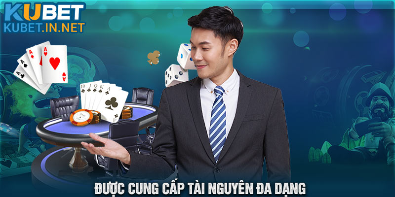 Được cung cấp tài nguyên để quảng bá